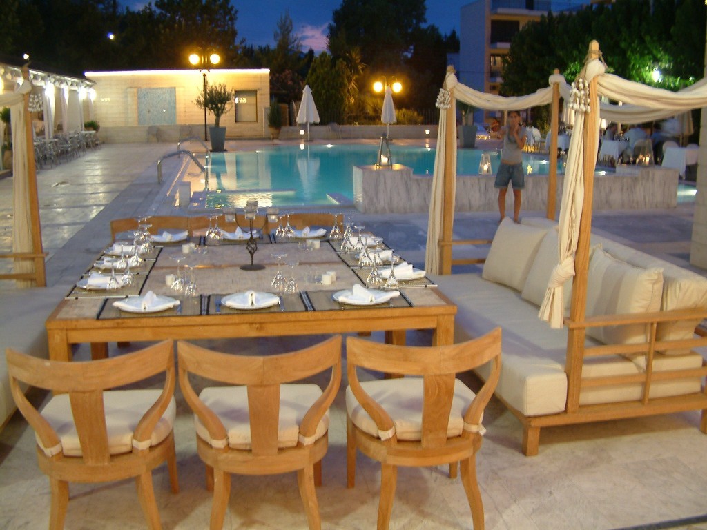 Grcka hoteli letovanje, Agia Triada, Sun Beach bar i bazen